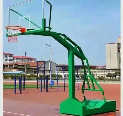 <strong>户外标准移动篮球架｜成人赛事级钢化玻璃篮球架 学校社区公园专用 天津立羽正品供货</strong>